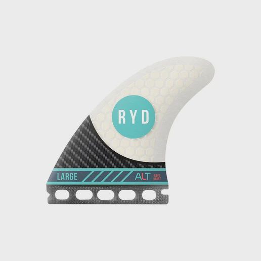 RYD Have Heart (Large) THRUSTER - Carbonflex White, Size: L, Tabs: Single Tabs
