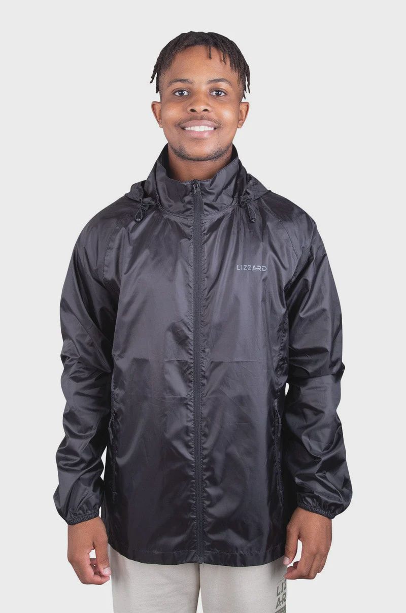 Lizzard Deveron Mens Waterproof Jacket Black, Size: M