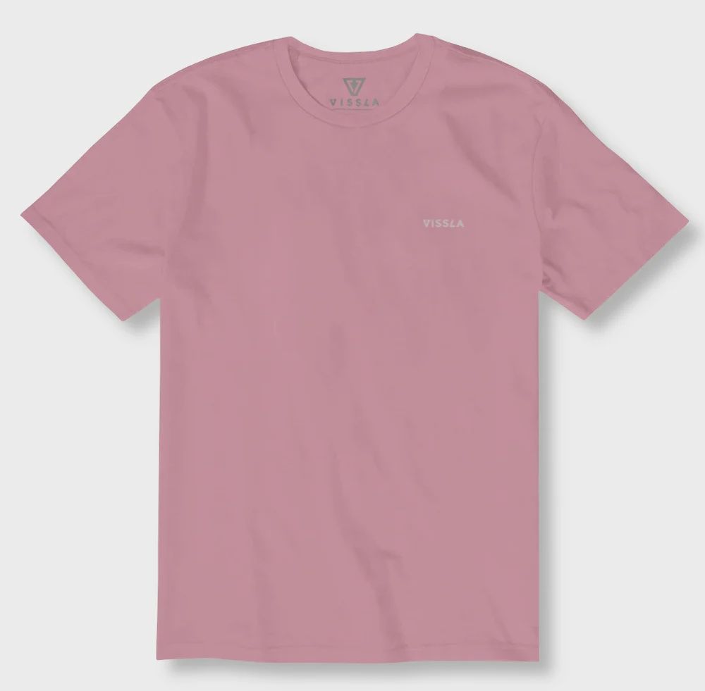 Vissla Vintage Premium Tees, Colour: Dusty Rose, Size: XS