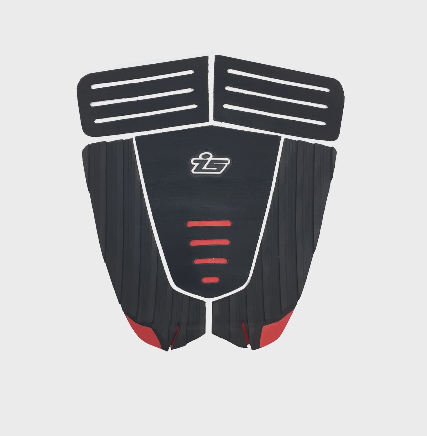 Island Style Launch Pad - Half and Half, Colour: Black/Red