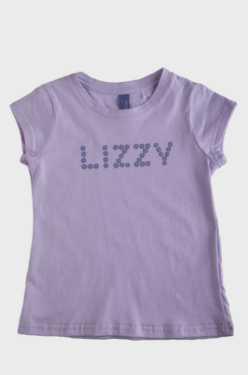 Lizzy Dimplet - Tot Girls Tee, Size: 1/2, Colour: Lavender