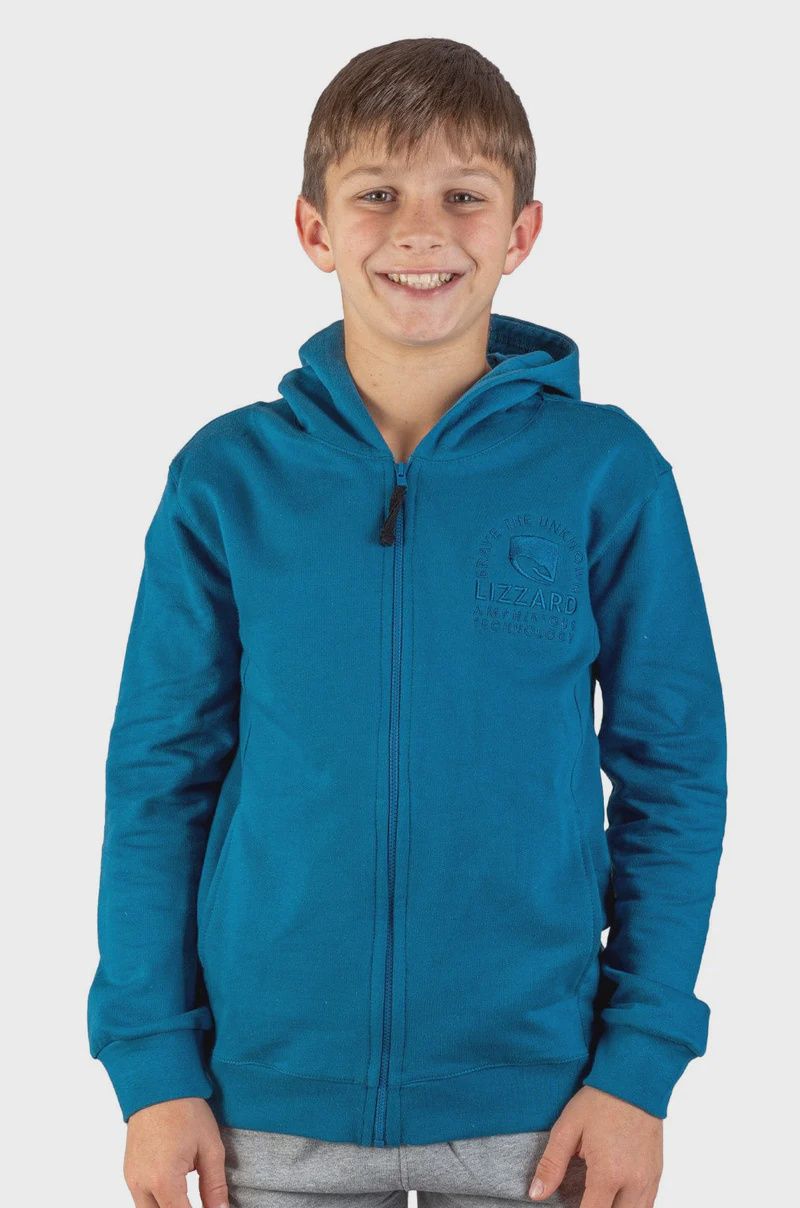 Lizzard Cojito - Teen Boys Hooded, Colour: Ink Blue, Size: 6/7