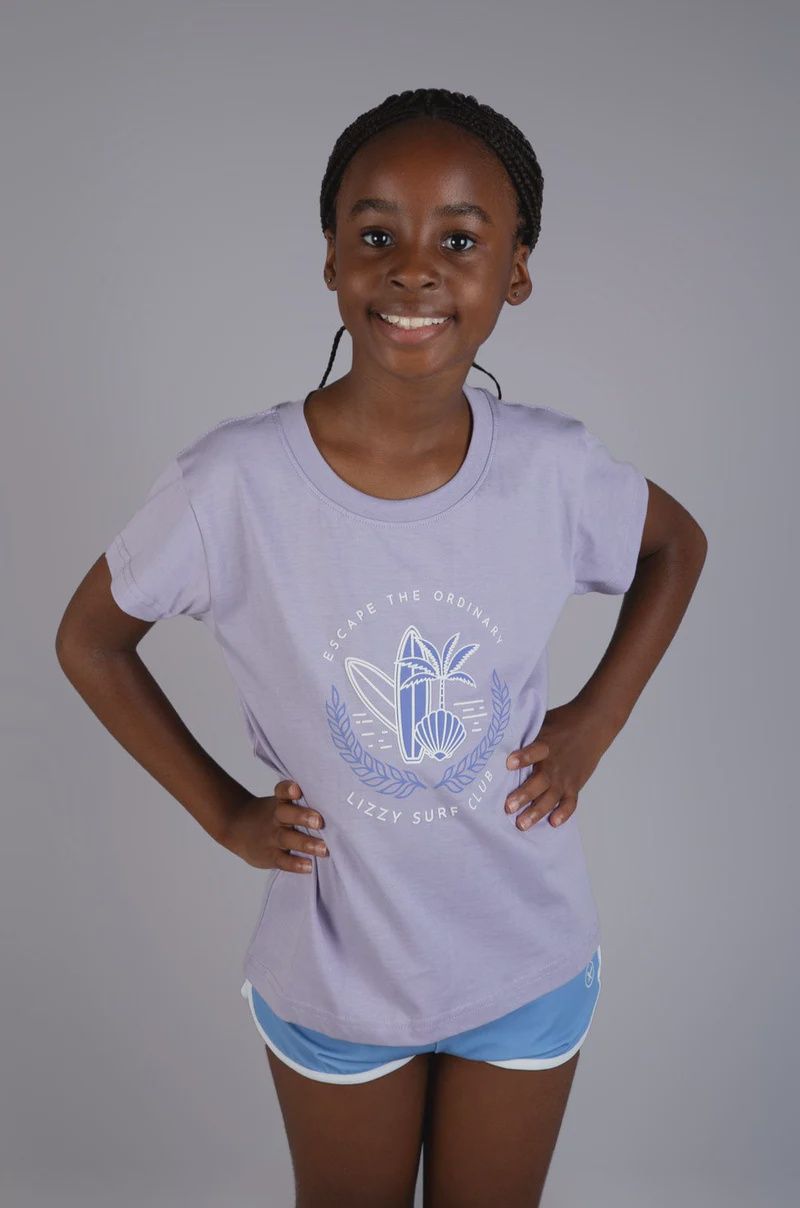 Lizzy Zookie - Teen Girls S/S Tee, Colour: Lilac, Size: 6/7