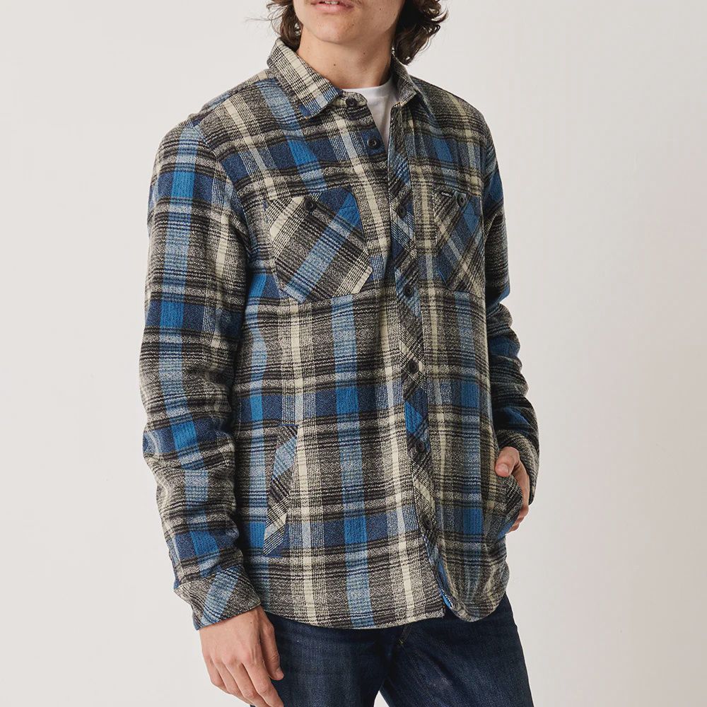 O&#39;Neill Redmond Sherpa Flannel Ls Shirt, Colour: Black, Size: S
