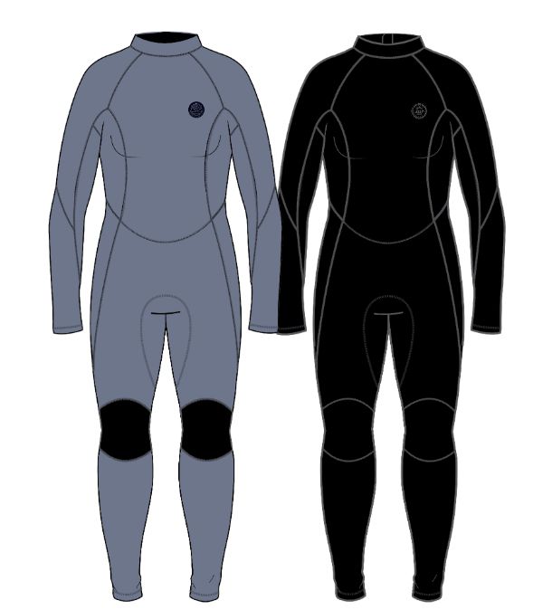 Audreey 3mm Ladies Fullsuit (Black 3/2 Flatlock)