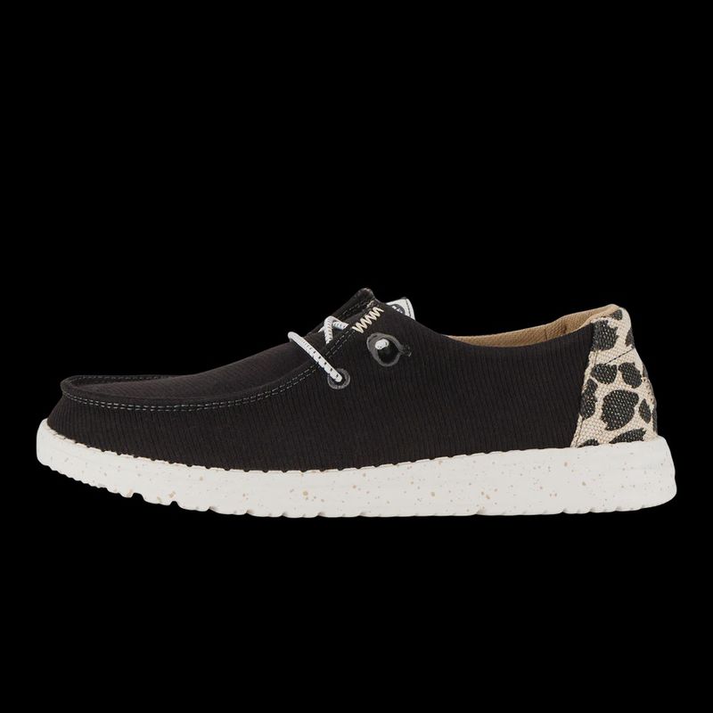 Hey Dude Wendy Leopard Black/Leopard