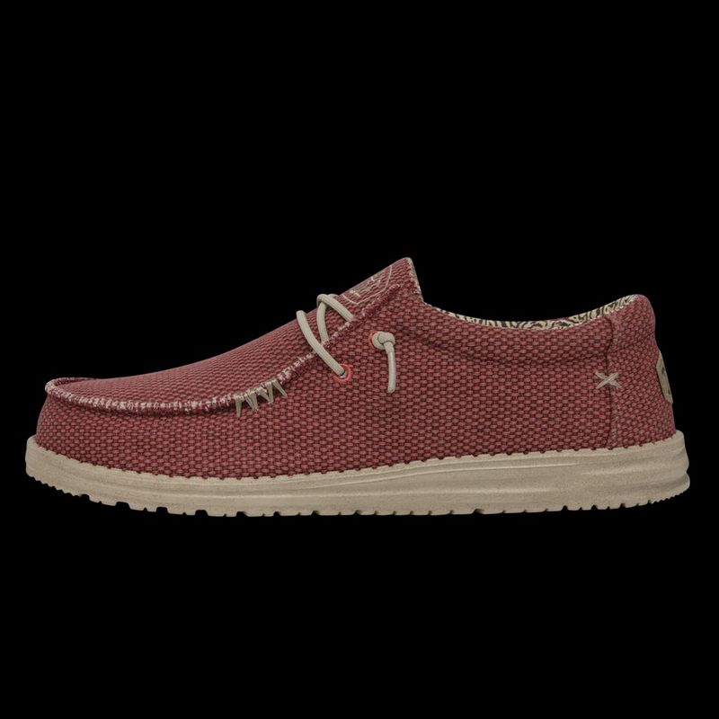 Hey Dude Wally Braided Pompeian Red