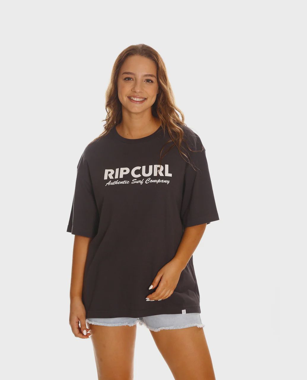 Rip Curl SURF SPRAY STANDARD TEE, Colour: Black, Size: XXS