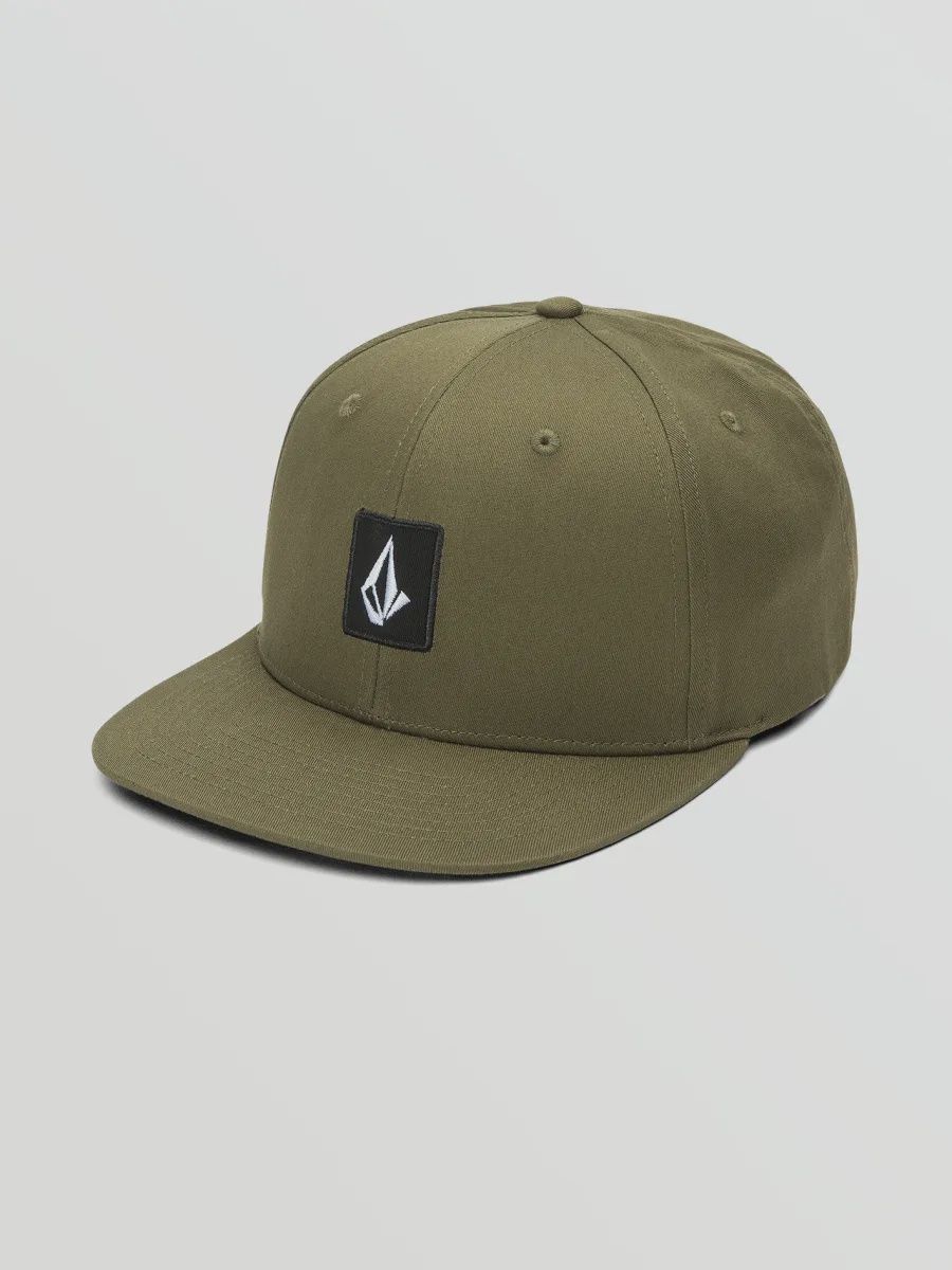 Volcom V Square Snapback, Colour: Military
