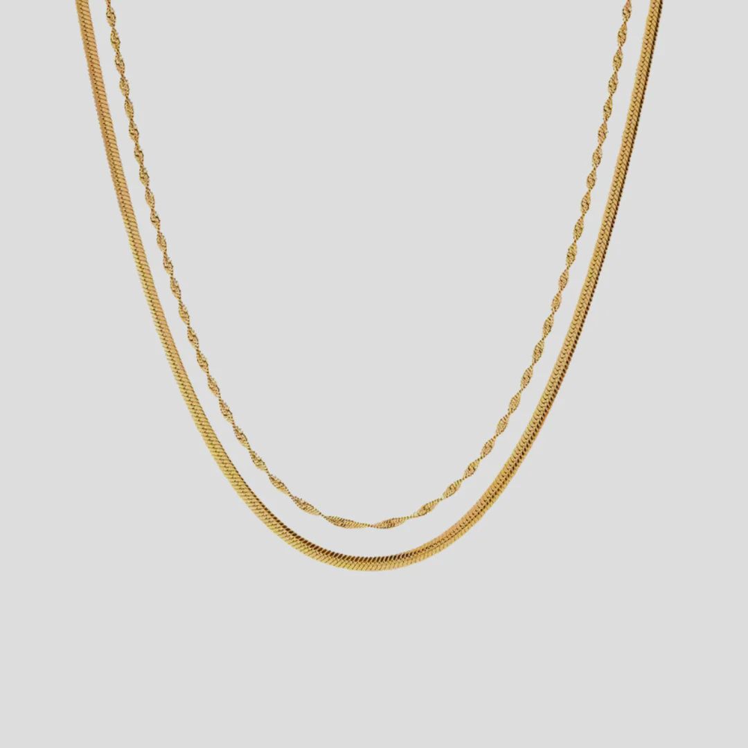 The Blonde Chaos Twisted Snake Necklace SS