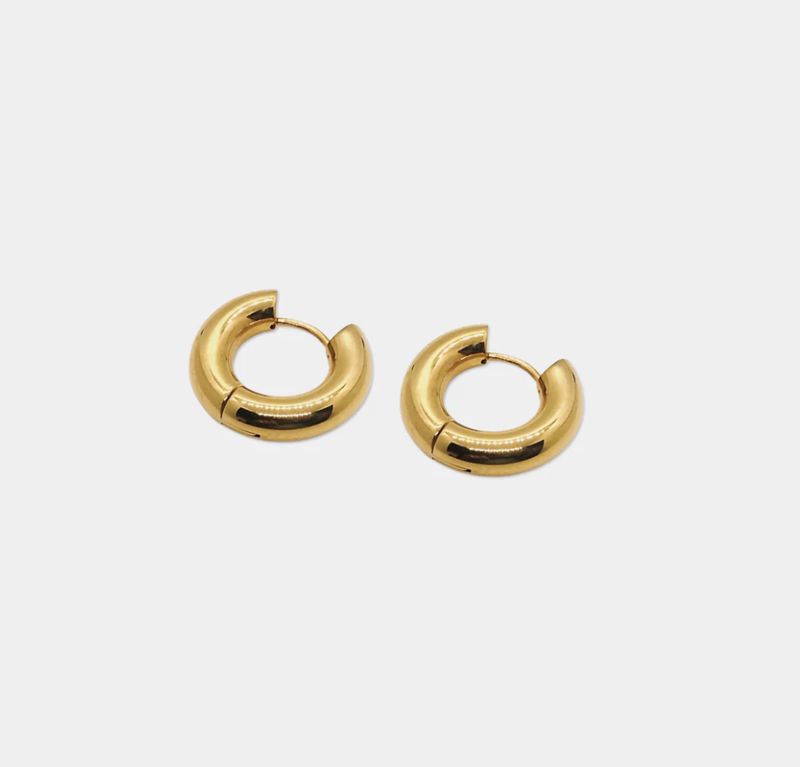 The Blonde Chaos Pair Chunky Hoops