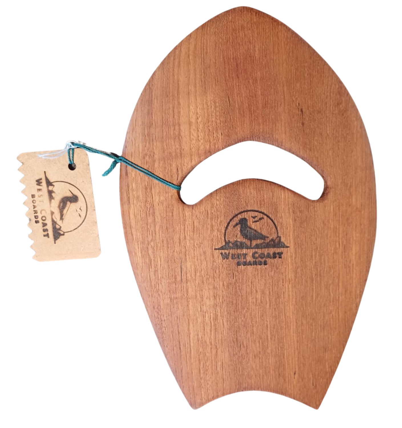 #West Coast Boards Hand Plane Minitail (Burmese Teak - Dark Brown)