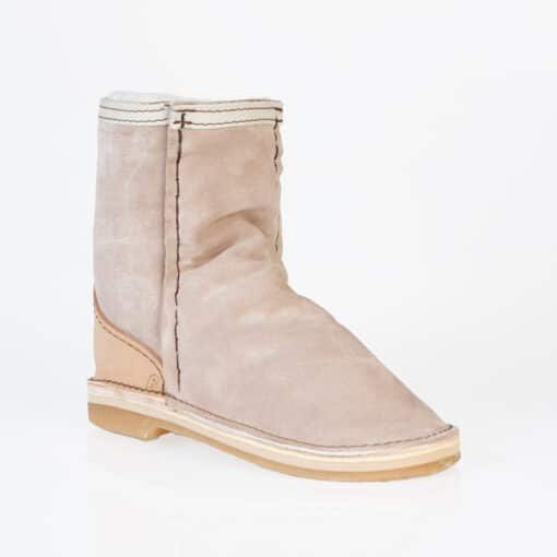 In-Step All Suede Sheepskin Ankle boots