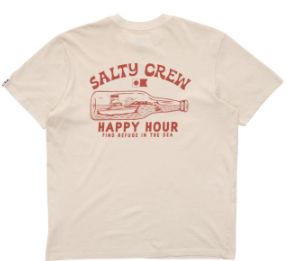 Salty Crew Bottle Rocket - Premium Tee, Colour: Pigment Sand, Size: S