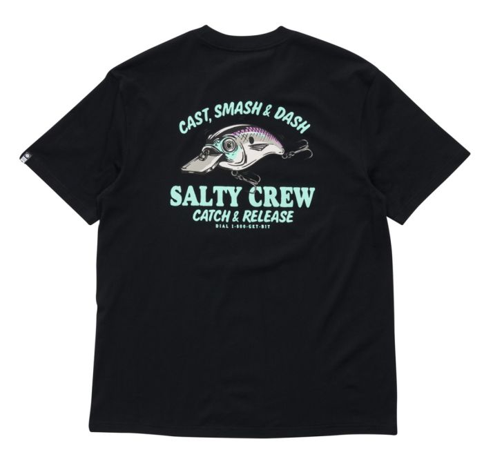 Salty Crew Cast Life - Classic Tee, Colour: BLACK, Size: S