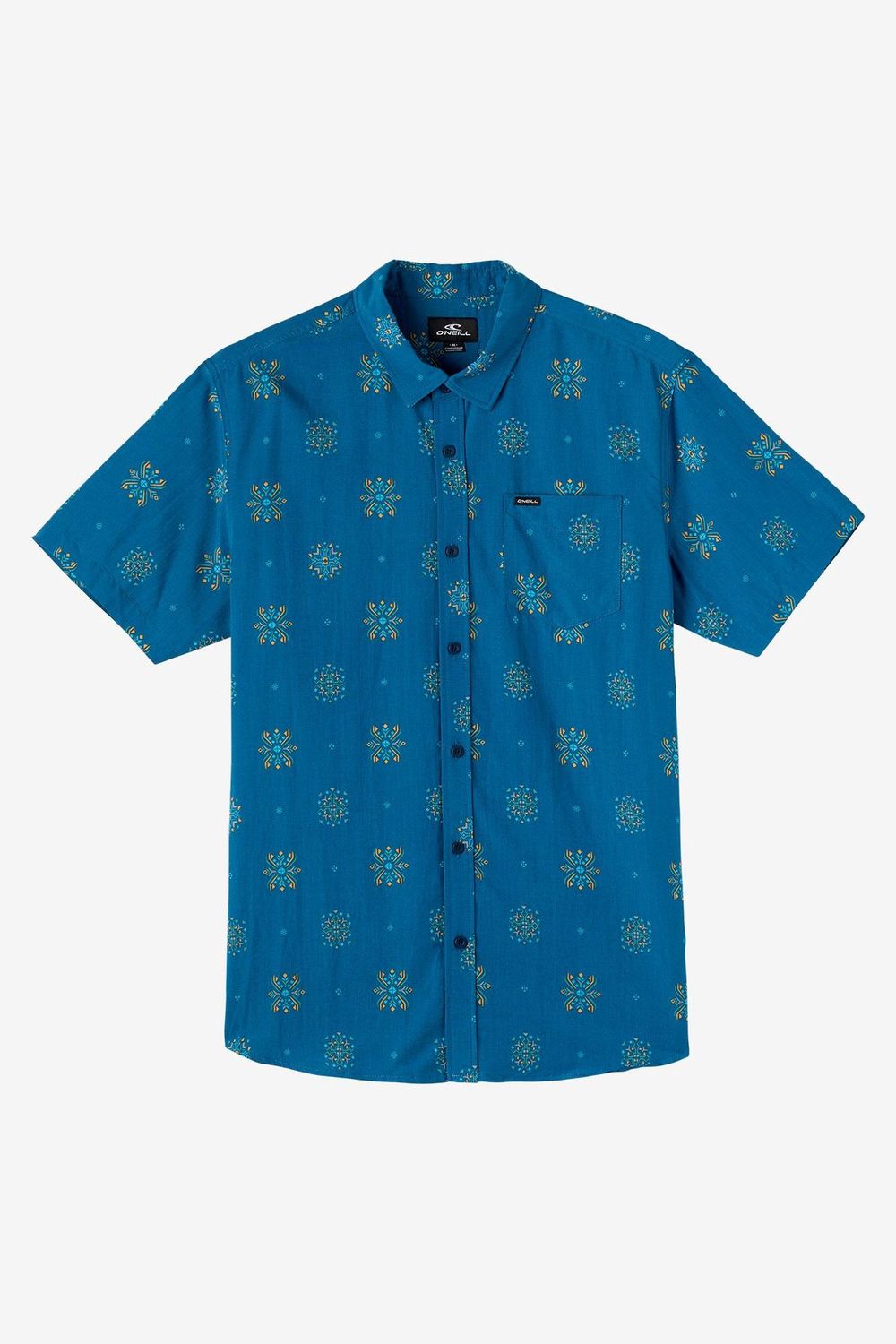 O'Neill Eco Vintage Ss Woven Shirt, Colour: Vintage Indigo, Size: S