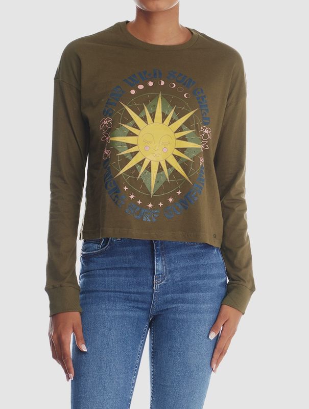 Sunchild Ls Tee Olive