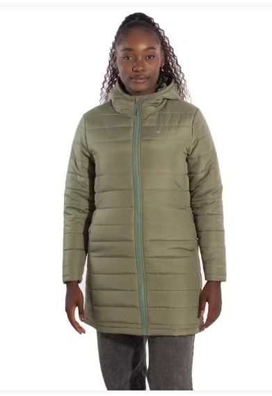 Luzelle Hooded Zip-Thru Jacket Loden Green, Colour: Green, Size: L