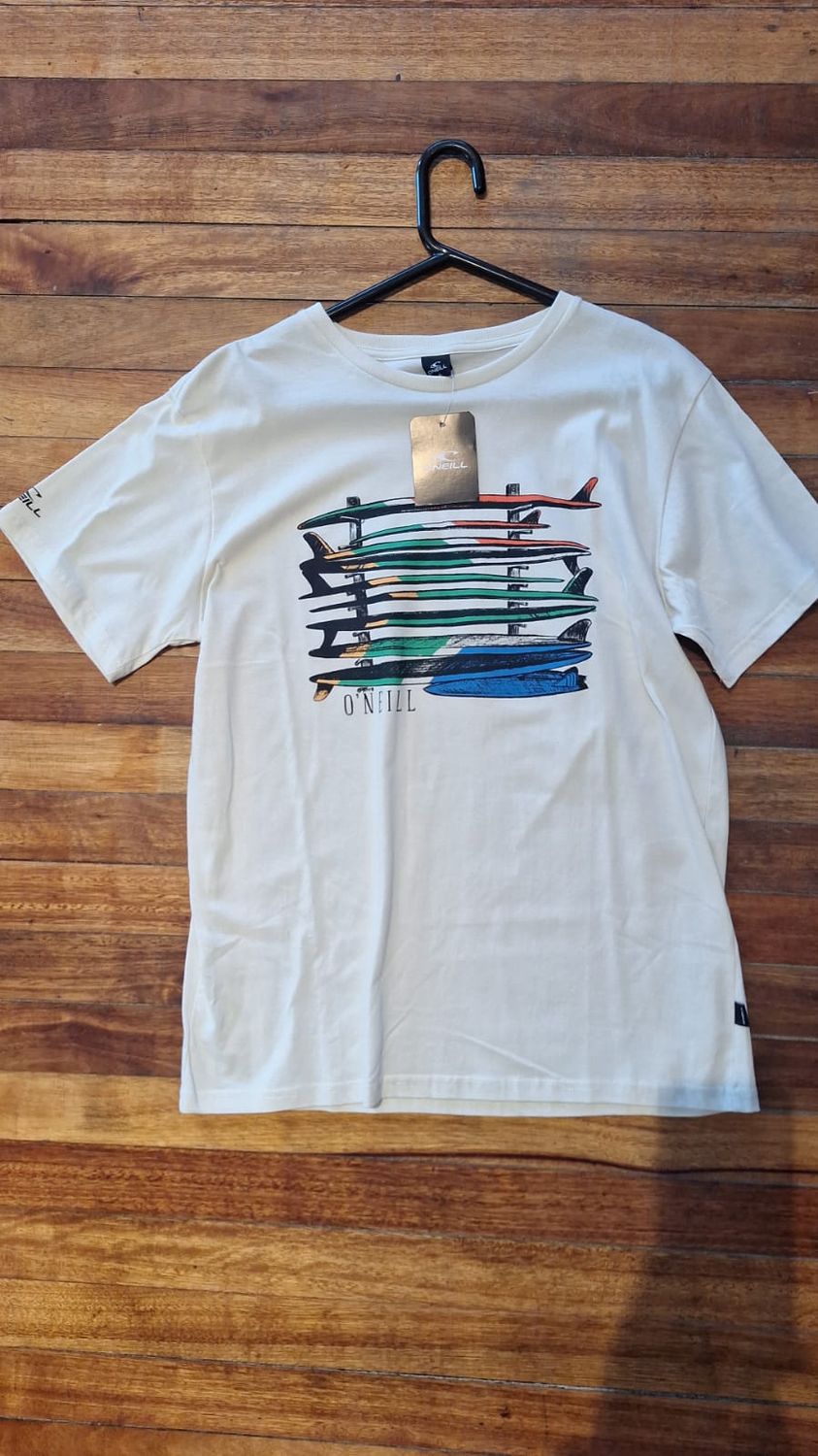 O&#39;Neill STACKED BOARDS Tee, Colour: CLOUD DANCER, Size: S