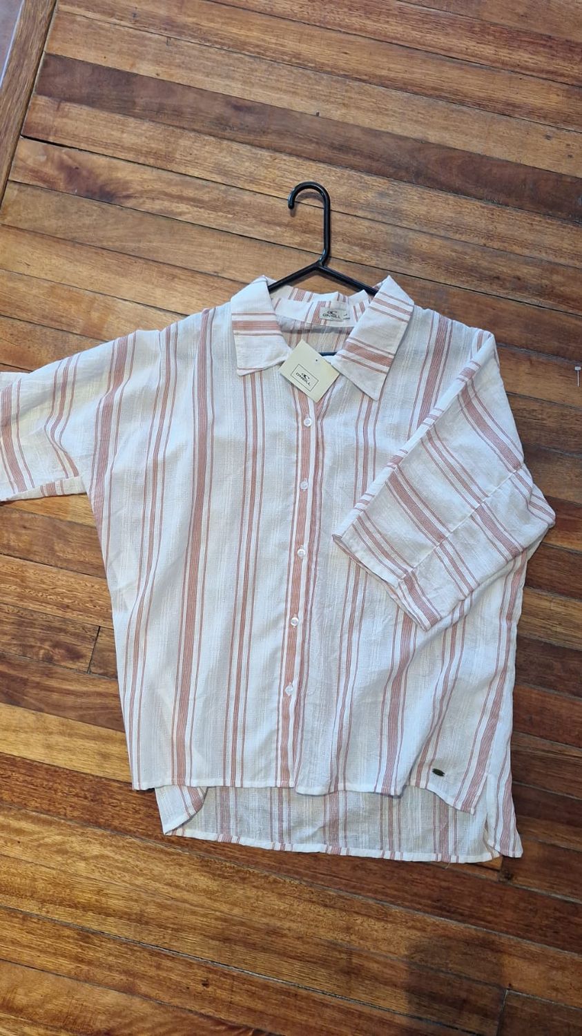 O&#39;Neill OLIVIA SHIRT, Colour: WHITE/RED STRIPE, Size: S