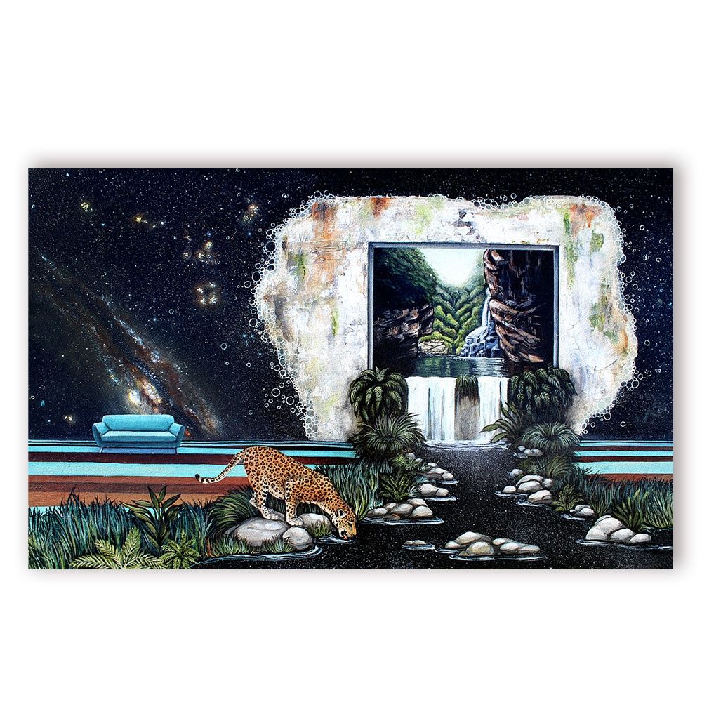 #Ingrid Nuss Window into Infinity, Size: A6