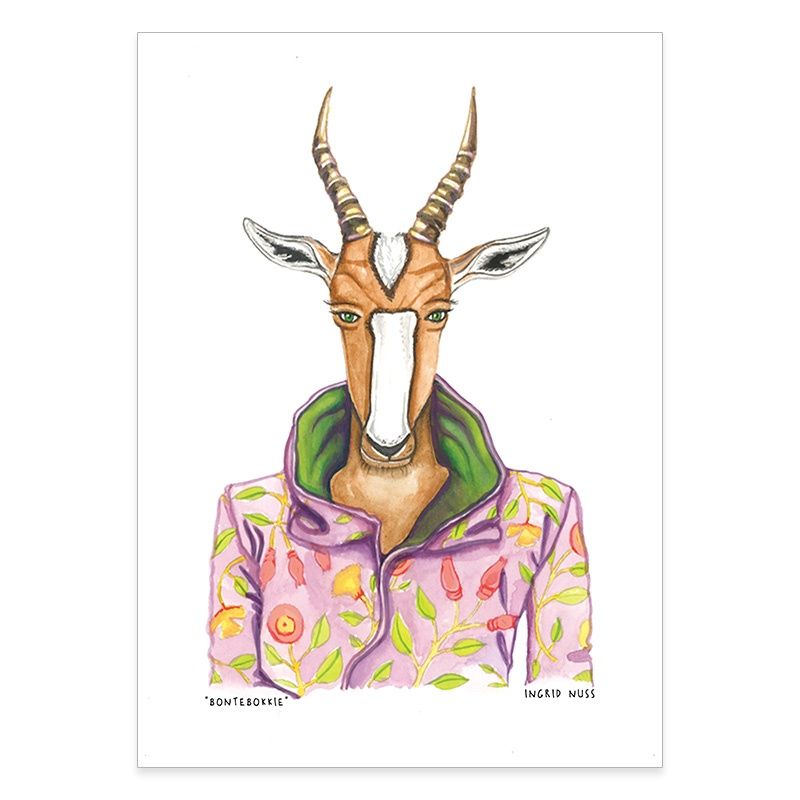 #Ingrid Nuss Bontebokkie, Size: A6