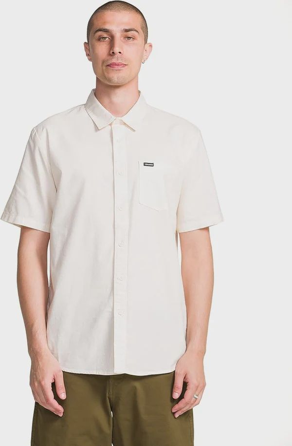 Volcom Orion Woven Shirt, Colour: Off White, Size: S