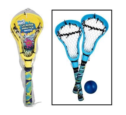 Lacrosse bat &amp; ball set, Colour: Blue