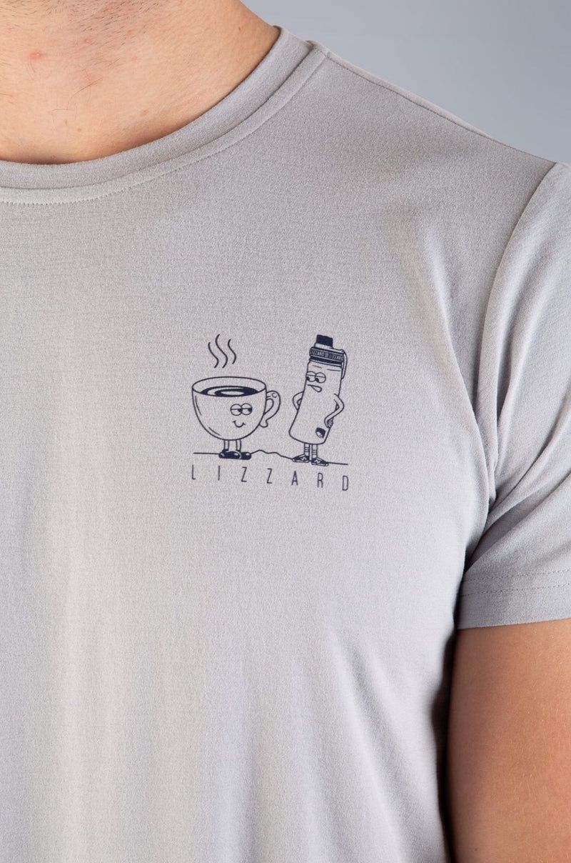 Lizzard Carel - Mens S/S Tee, Colour: Dawn Blue, Size: S