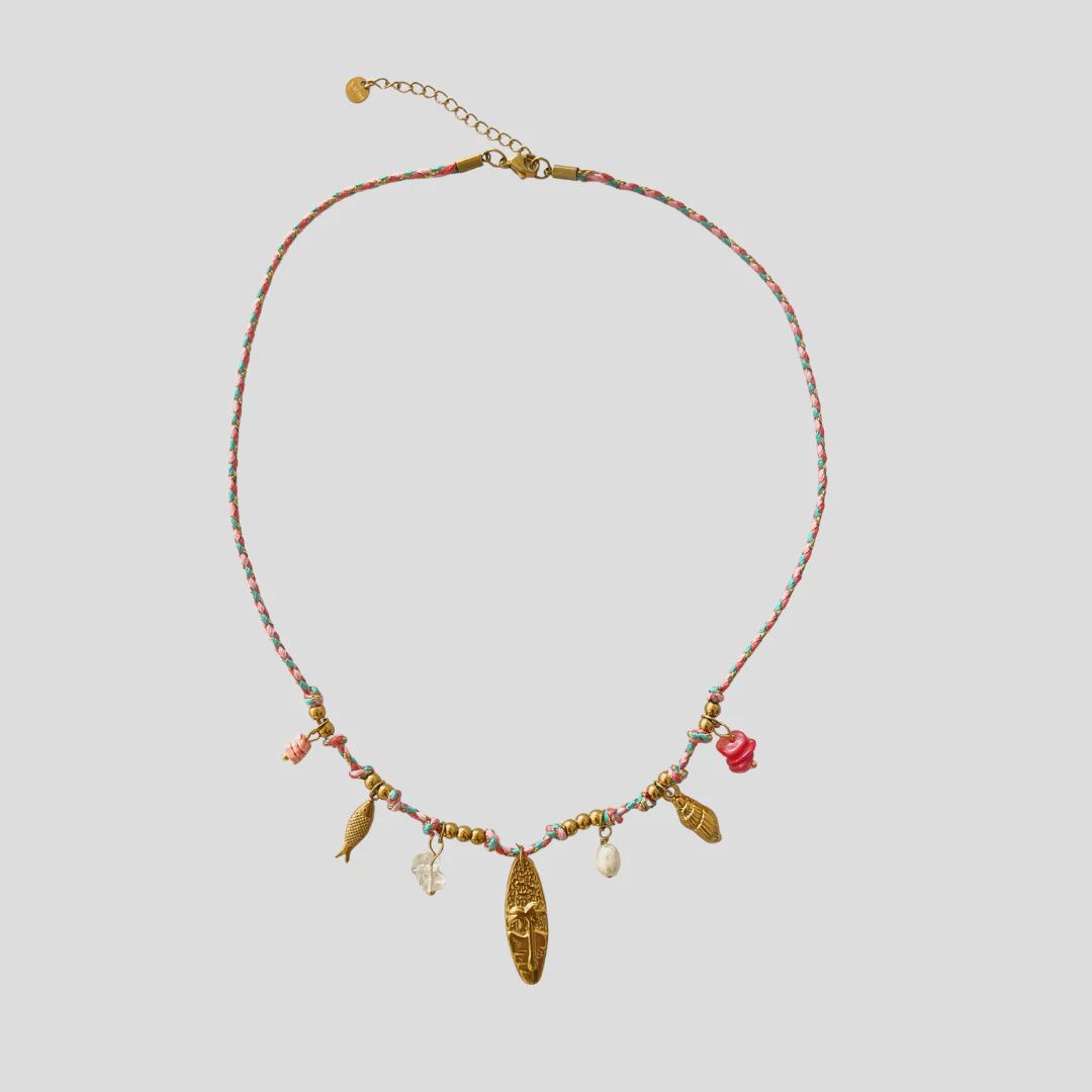 Blonde Chaos Surf chick Necklace