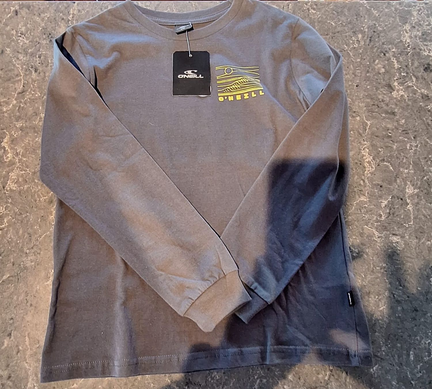 Stagger Boys Ls Tee Pirate Black, Colour: Pirate Black, Size: 11/12