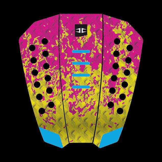 Hurricane Tech Pad Traction, Colour: Yellow/Pink/Blue