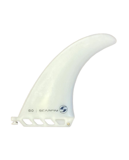 Scarfini 8" Composite Longboard Fin, Colour: White, Size: 8''