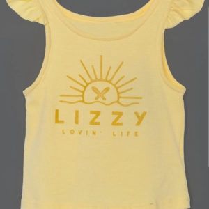 Nishie Tots Girls Vest Vanilla Yellow, Size: 1/2