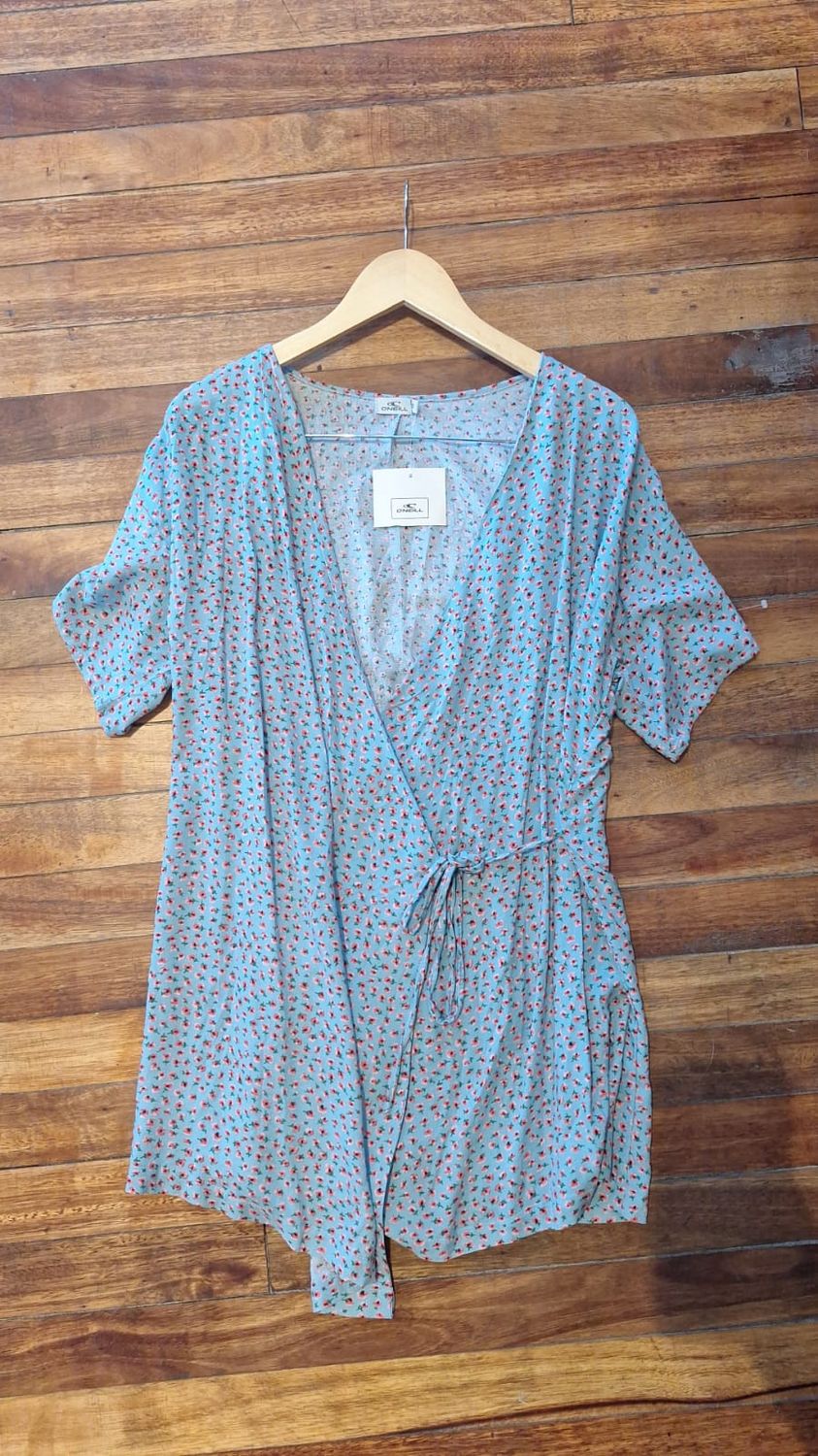 Layla Dress, Colour: Pale Blue Floral, Size: S