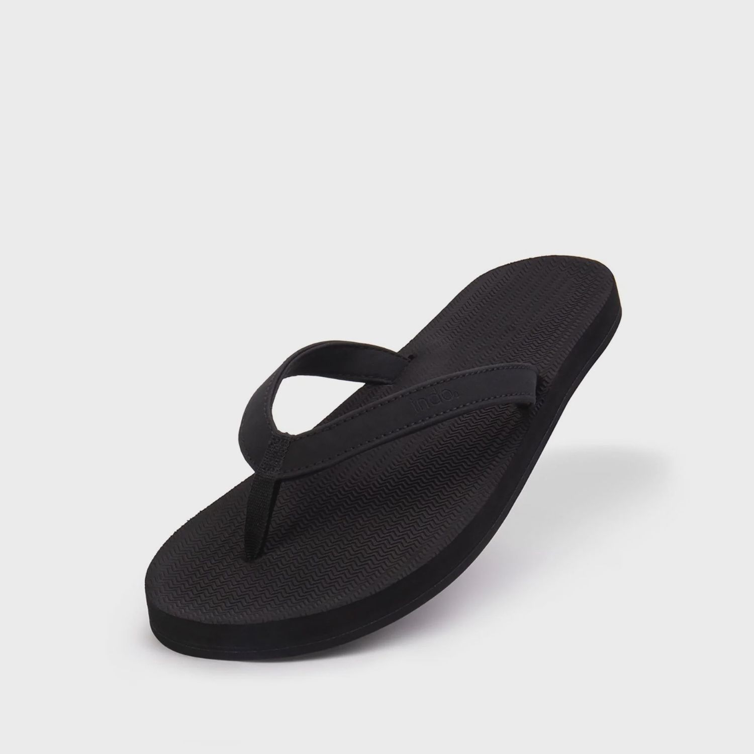 indosole Women's ESSNTLS Flip Flop, Colour: Black, Size: 4/5
