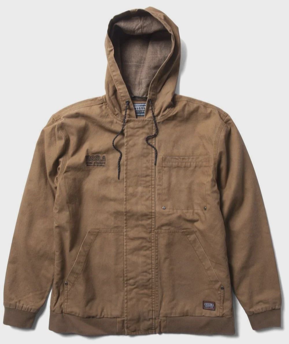 Vissla Creators Grit Jacket, Colour: Ruby, Size: M