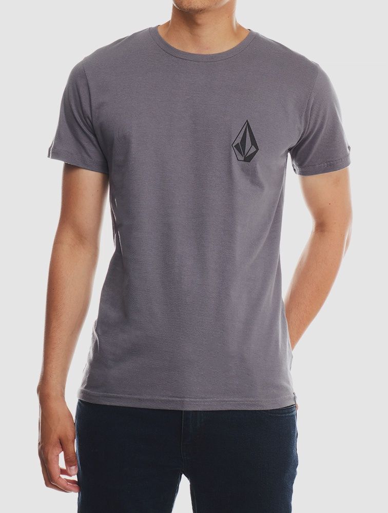 Volcom STONE BLANK Tee, Colour: PLUM KITTEN, Size: S