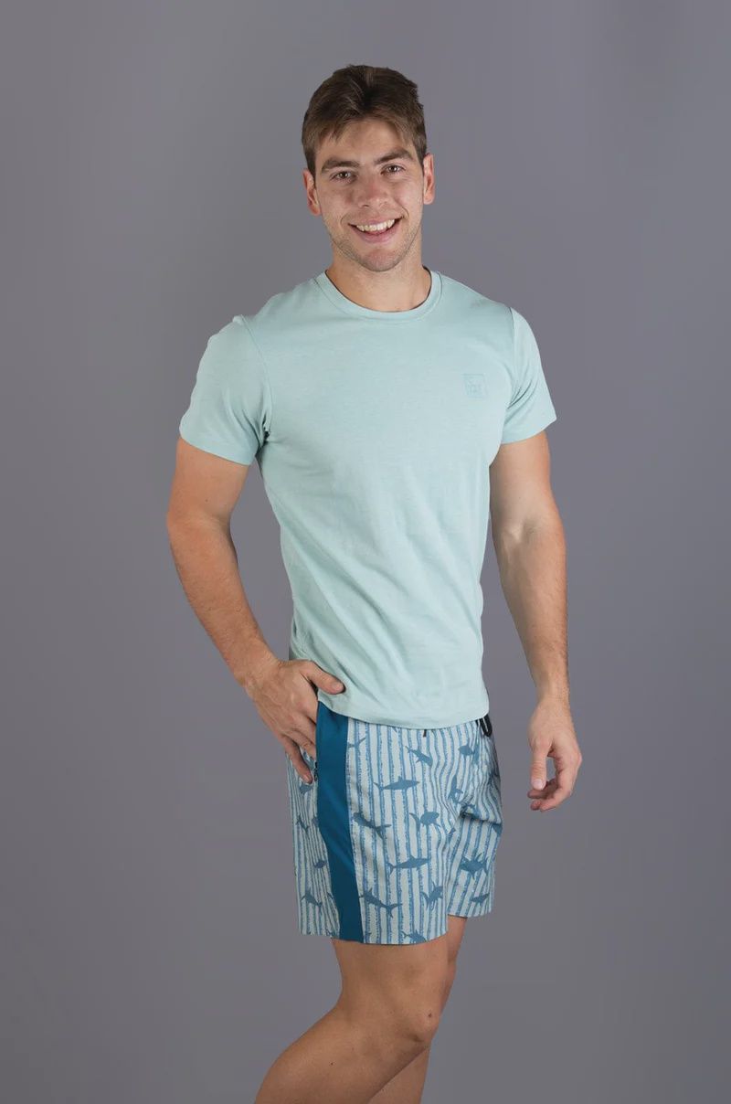 Lizzard Carver - Mens S/S Tee, Colour: Surf Spray, Size: S