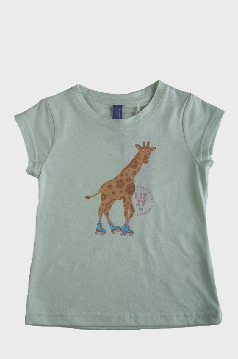 Lizzy Orbara - Tot Girls Tee, Colour: Mint, Size: 1/2