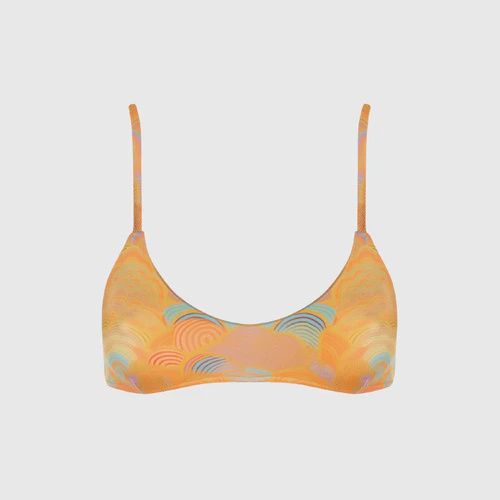 Granadilla Swimwear Ali Cat Top Sunset Shell, Colour: Sunset Shell, Size: XS