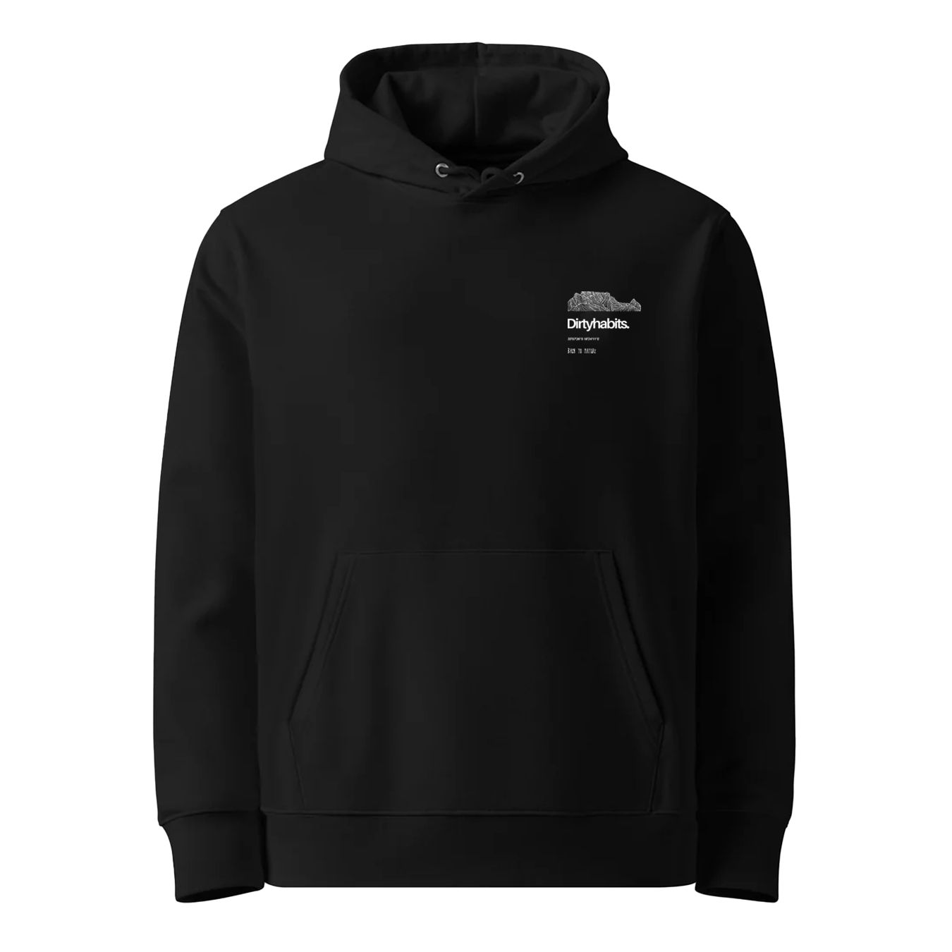 Dirty Habits - Peak Hoodie Black, Size: S