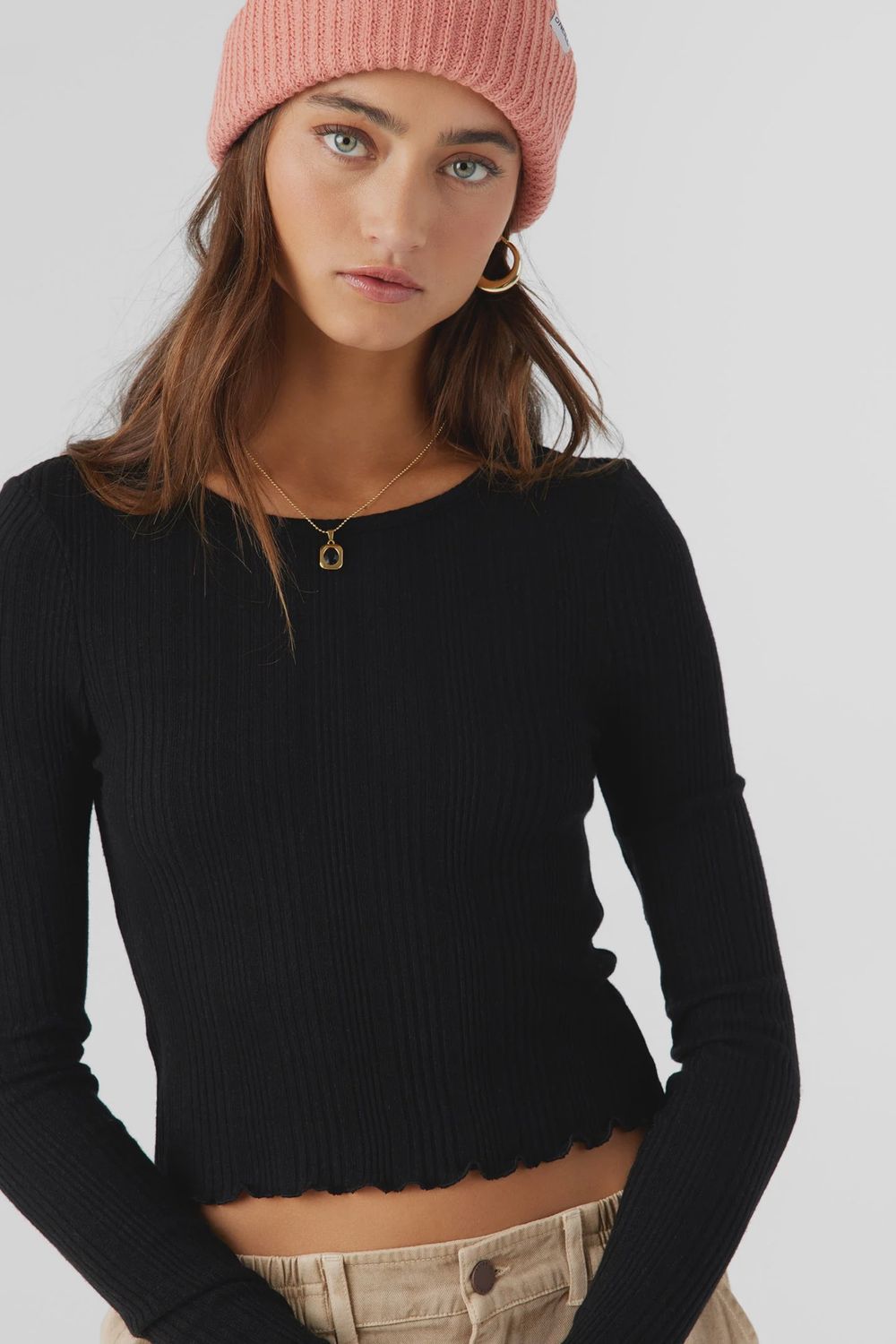 O'Neill Parks Ls Top, Colour: Black, Size: S