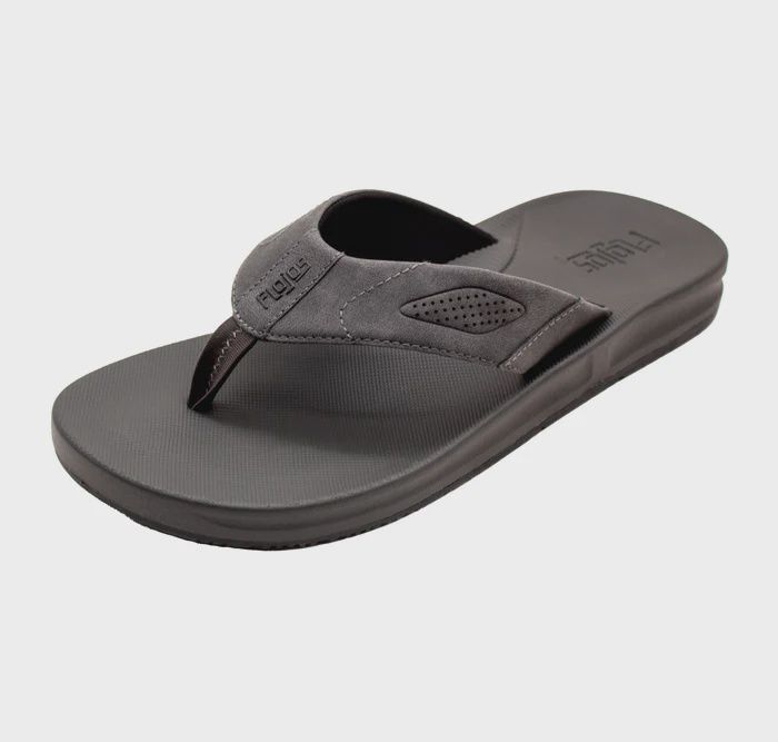 #FLOJOS Mens Vincente - 813, Colour: Grey/Black, Size: UK7