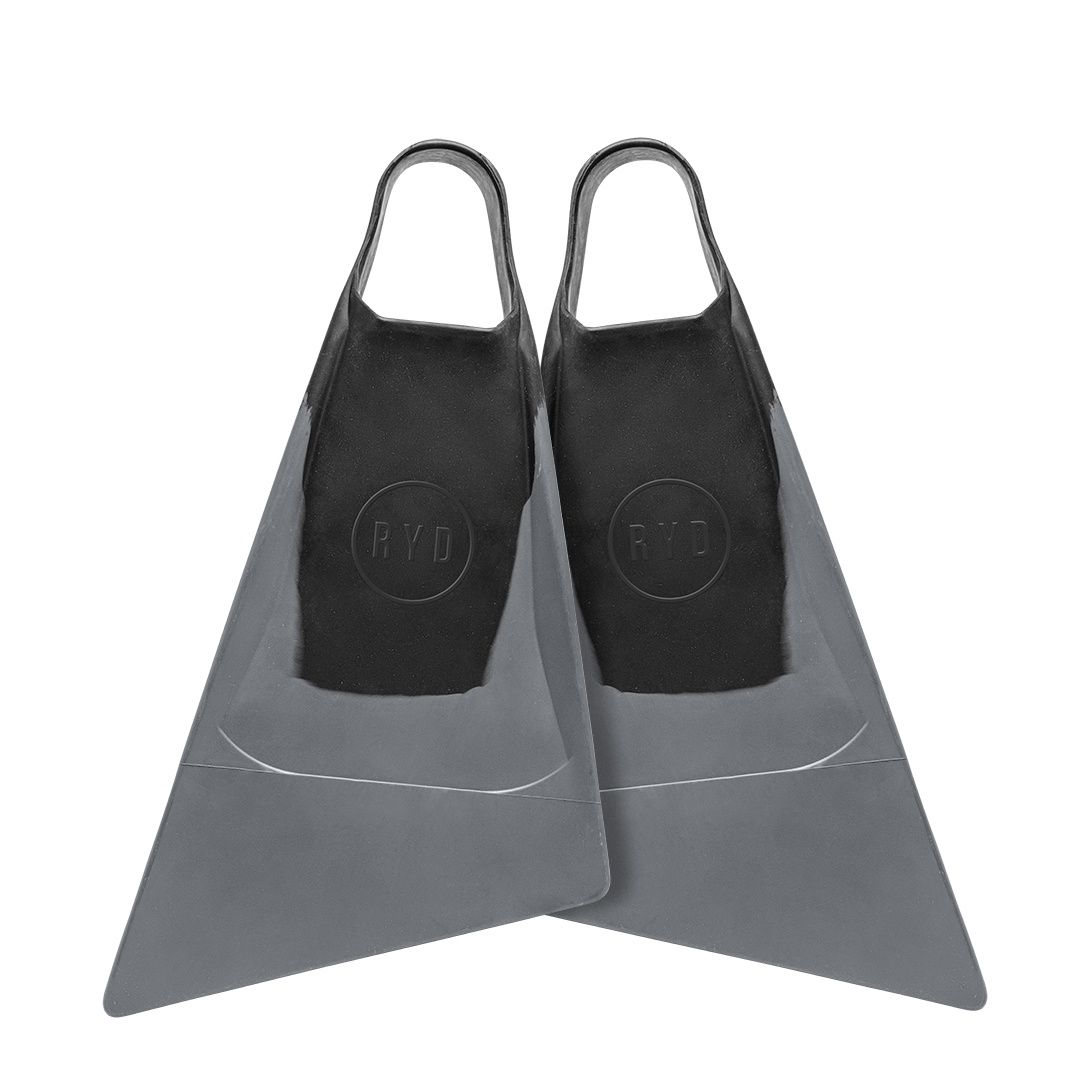 RYD ELO Flippers, Colour: Black/Grey, Size: L