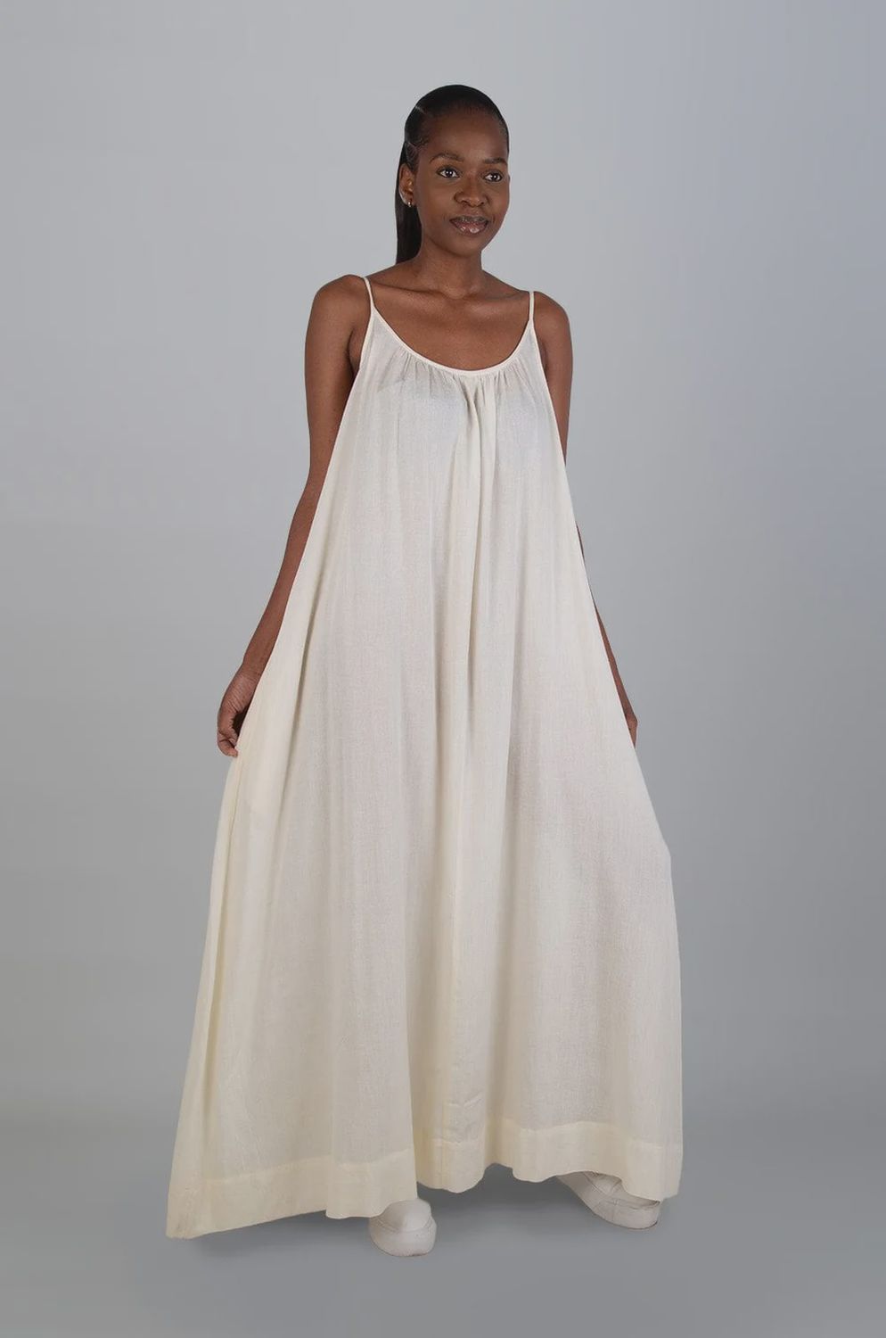 Lizzy Elladora - Ladies Styled Dress, Colour: Ecru, Size: S