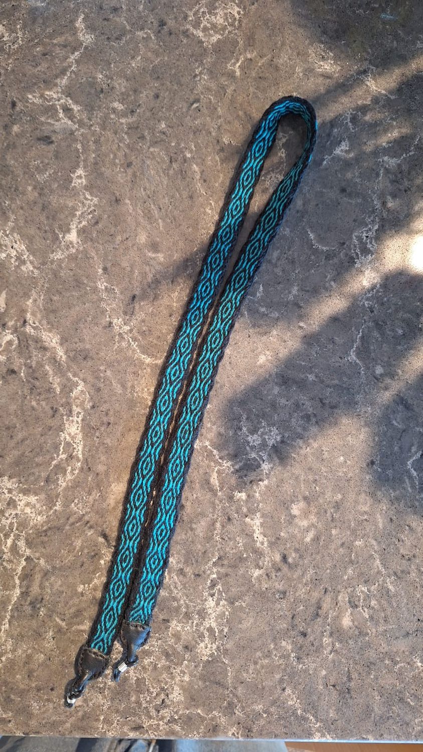 #Woven Bands, Colour: Black &amp; Blue