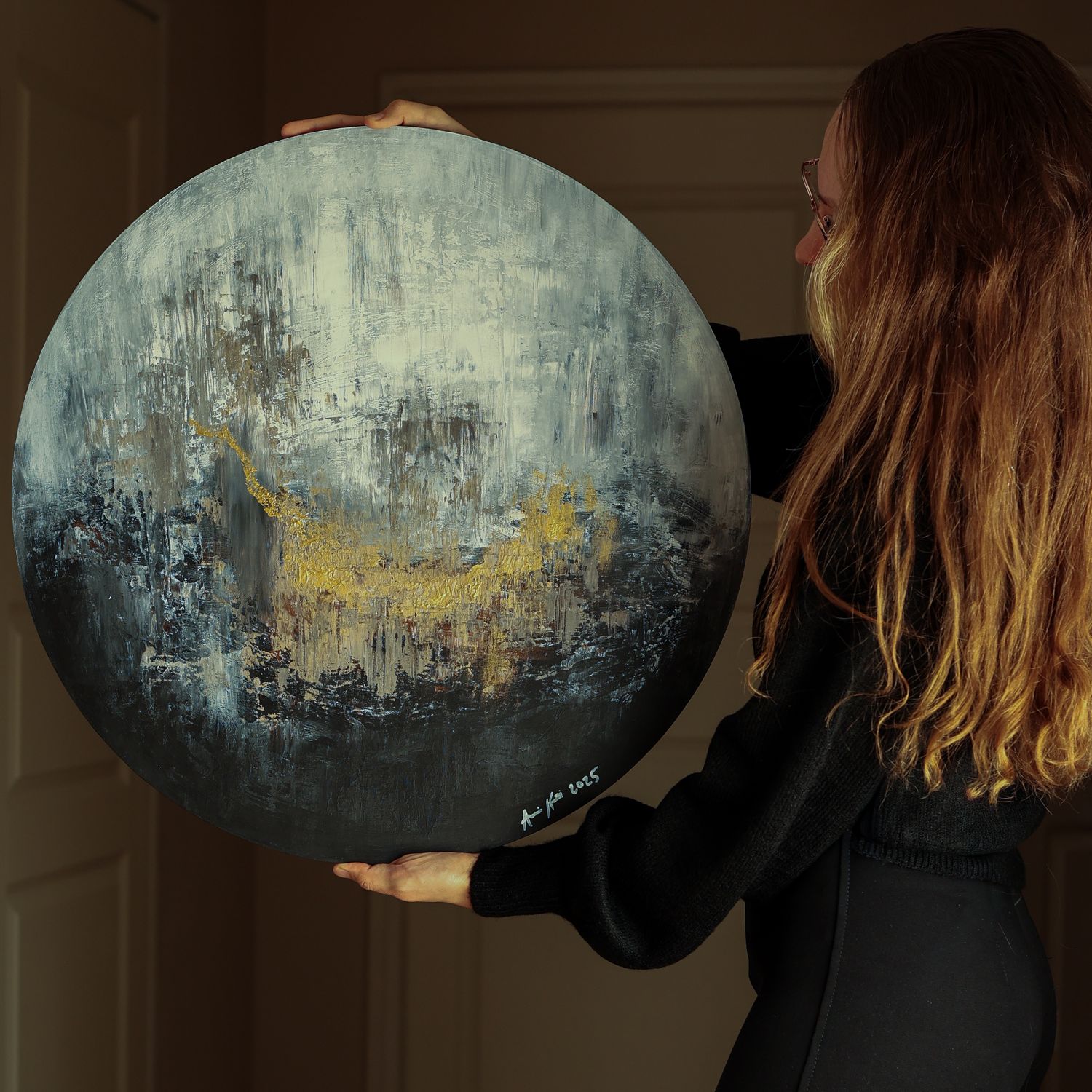 Akryylimaalaus &quot;Pimeydestä valoon&quot;