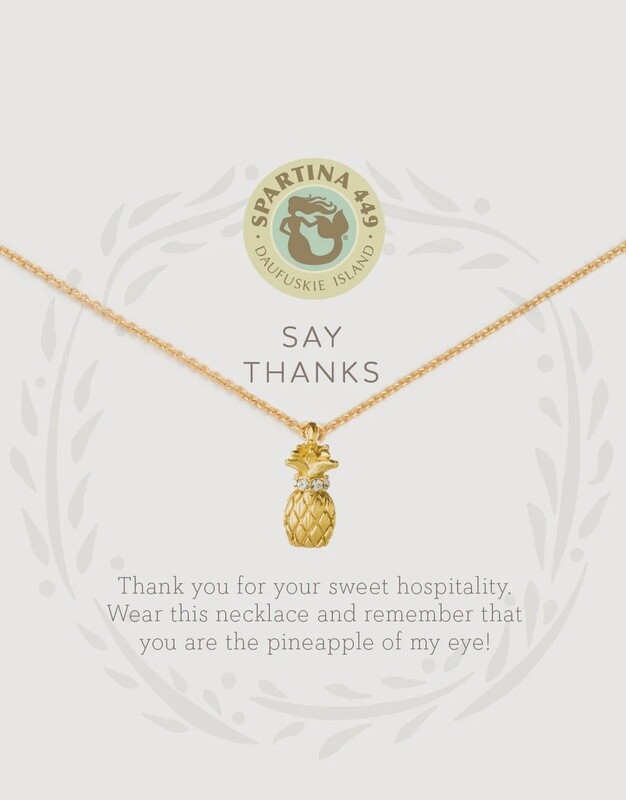 Spartina 449 Sea La Vie Necklace Thanks/Pineapple