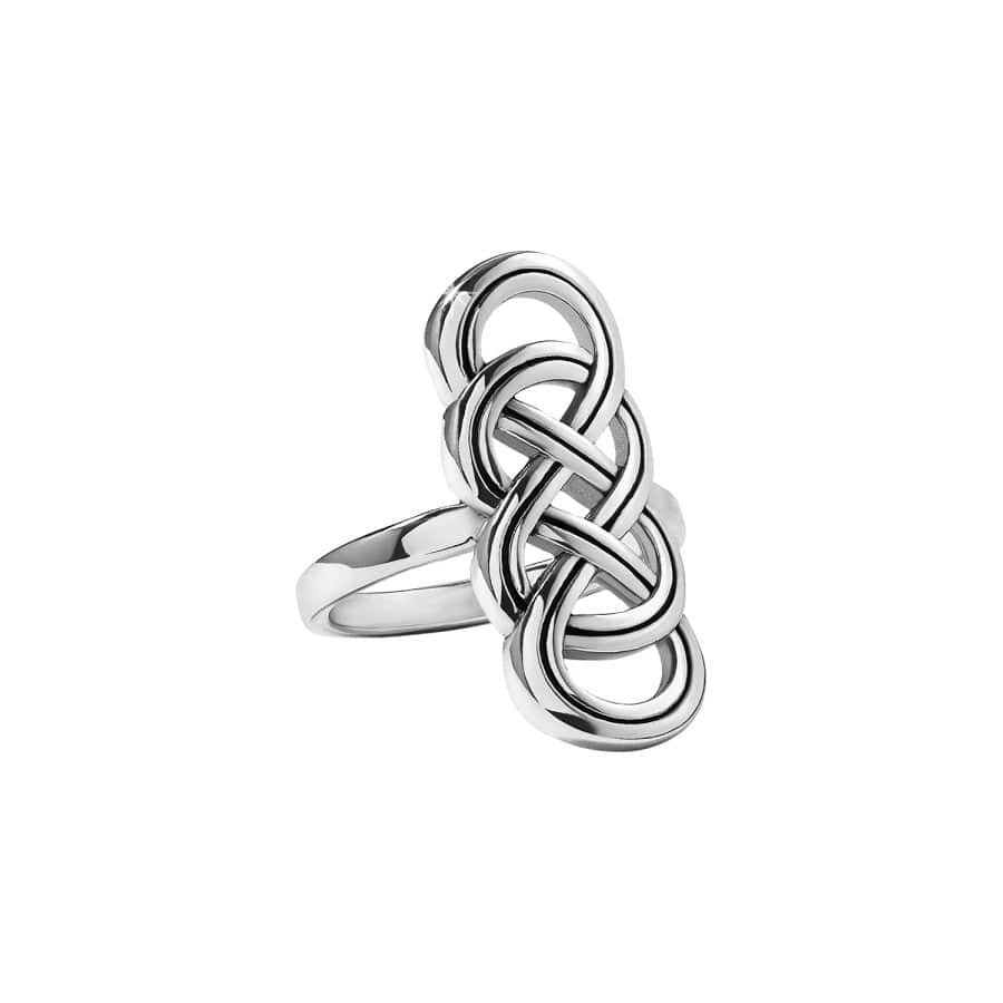 Brighton Interlok Braid Ring, Size: 7